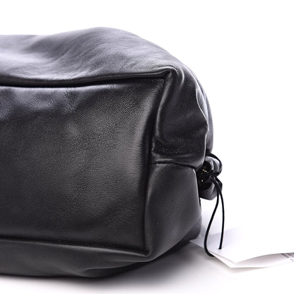 Mansur Gavriel Lambskin Cloud Clutch Black Flamma 9 of 9