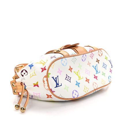 Louis Vuitton Monogram Multicolor Theda GM White 4 of 9
