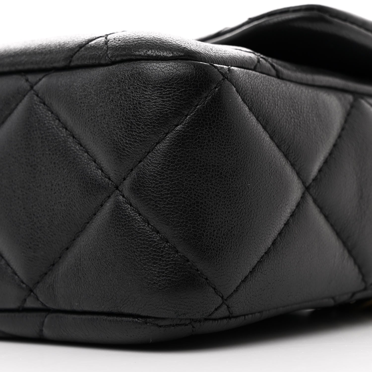 Chanel Lambskin Enamel Quilted Pending CC Medium Flap Black 10 of 10
