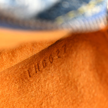 Louis Vuitton Monogram Denim Pochette Speedy PM Key Holder Blue 7 of 9