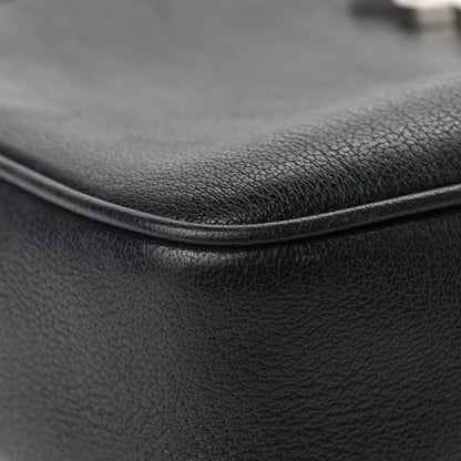 Saint Laurent Grained Lambskin Monogram Lou Camera Bag Black 9 of 12