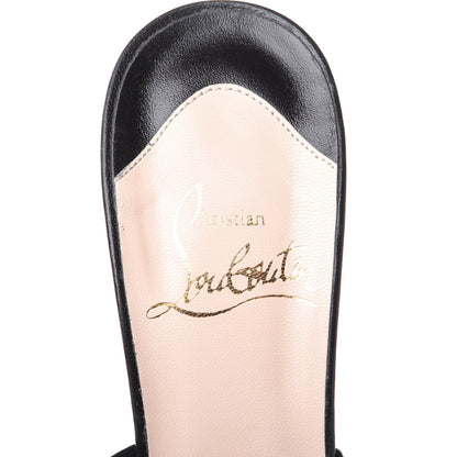Christian Louboutin Calfskin Strappy Sandals 36 Black 7 of 7