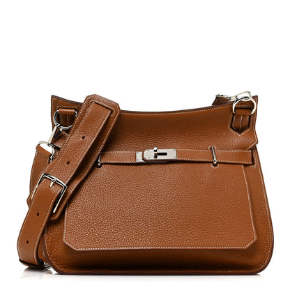 Hermes Taurillon Clemence Jypsiere 34 Gold 1 of 21