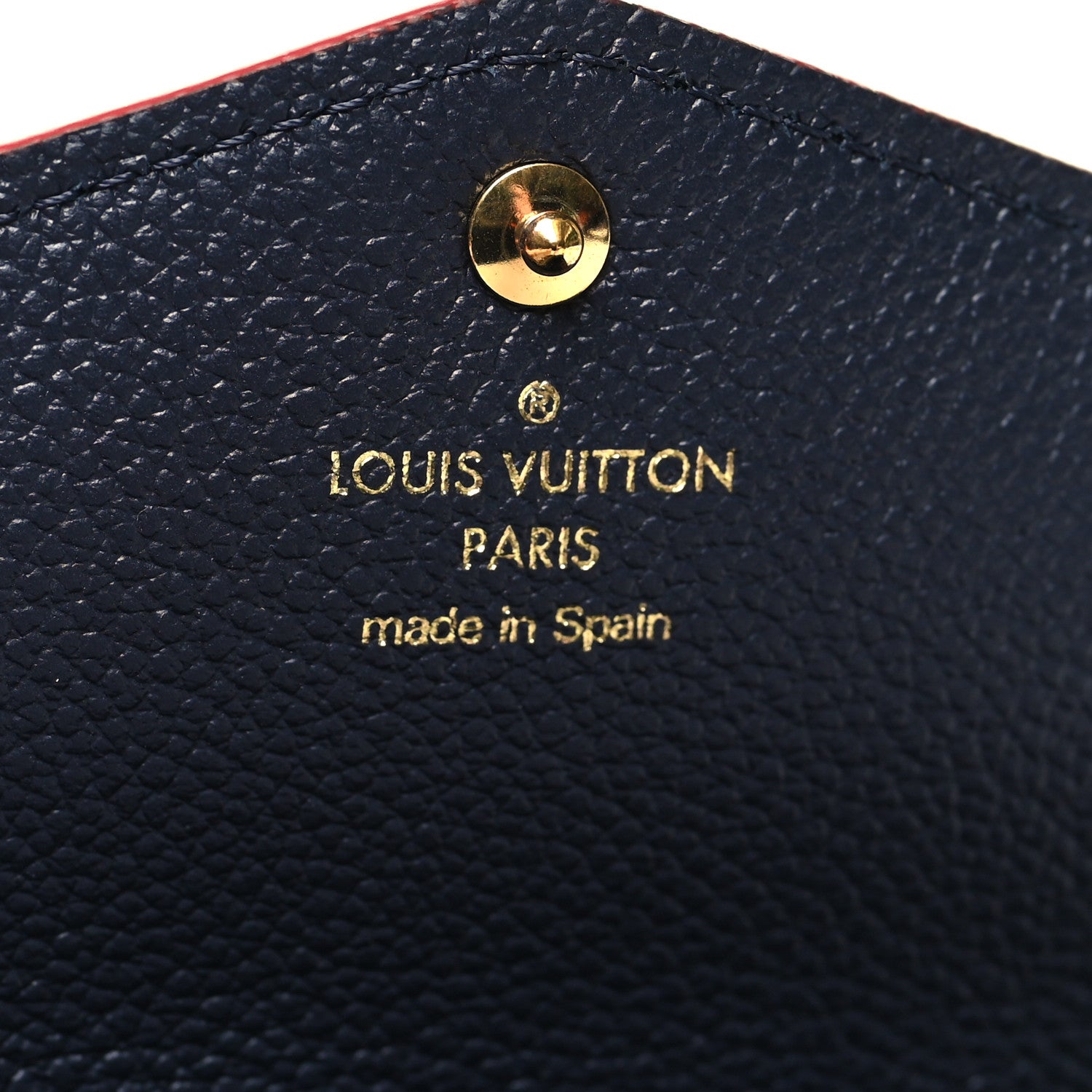 Louis Vuitton Empreinte Sarah Wallet NM Marine Rouge 7 of 9