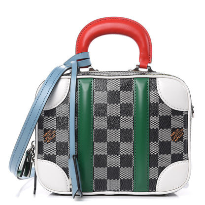 Louis Vuitton Damier Valisette BB Black White 1 of 12