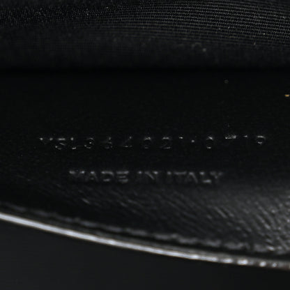 Saint Laurent Grain De Poudre Medium Classic Monogram Kate Satchel Black 7 of 10