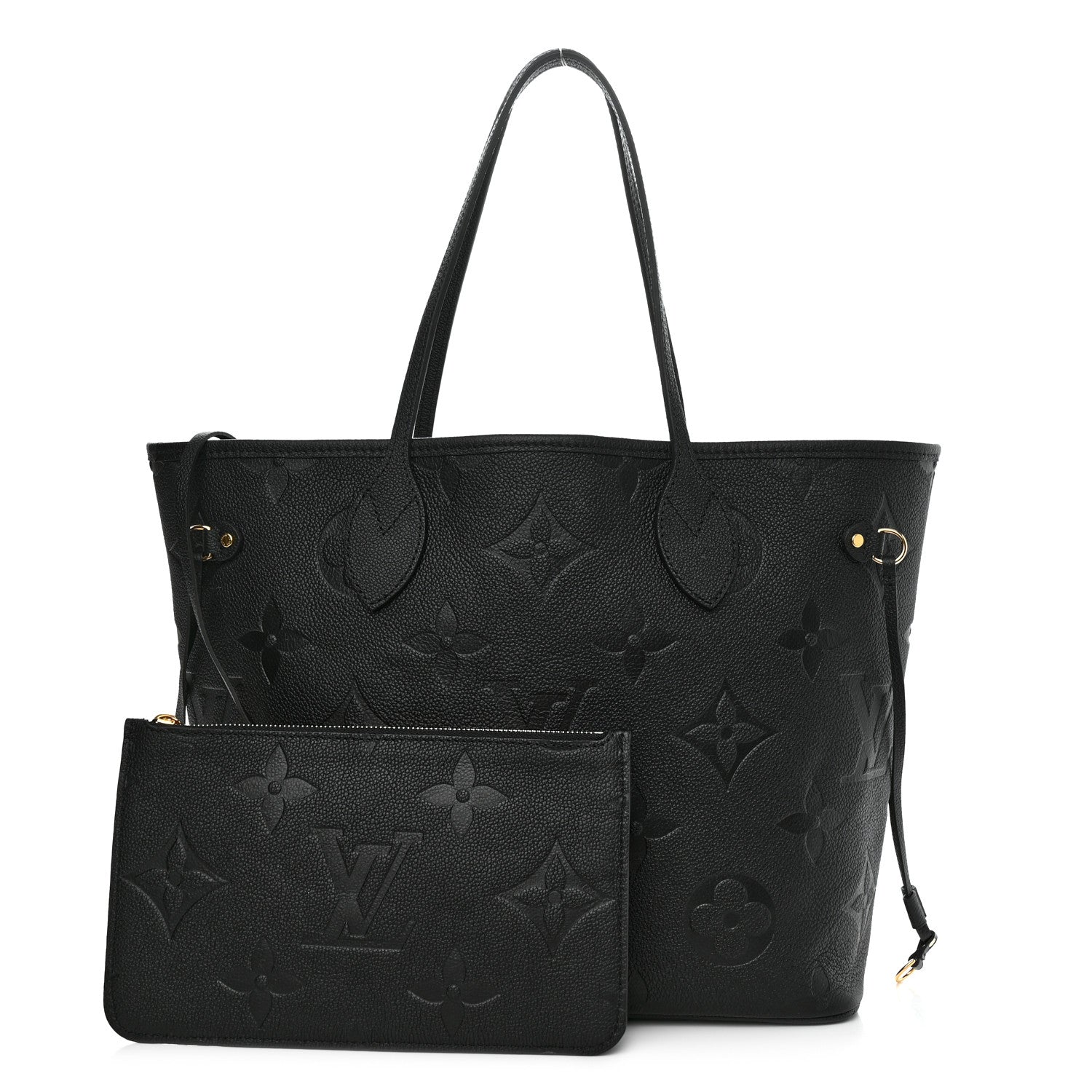 Louis Vuitton Empreinte Monogram Giant Neverfull MM Black 1 of 11