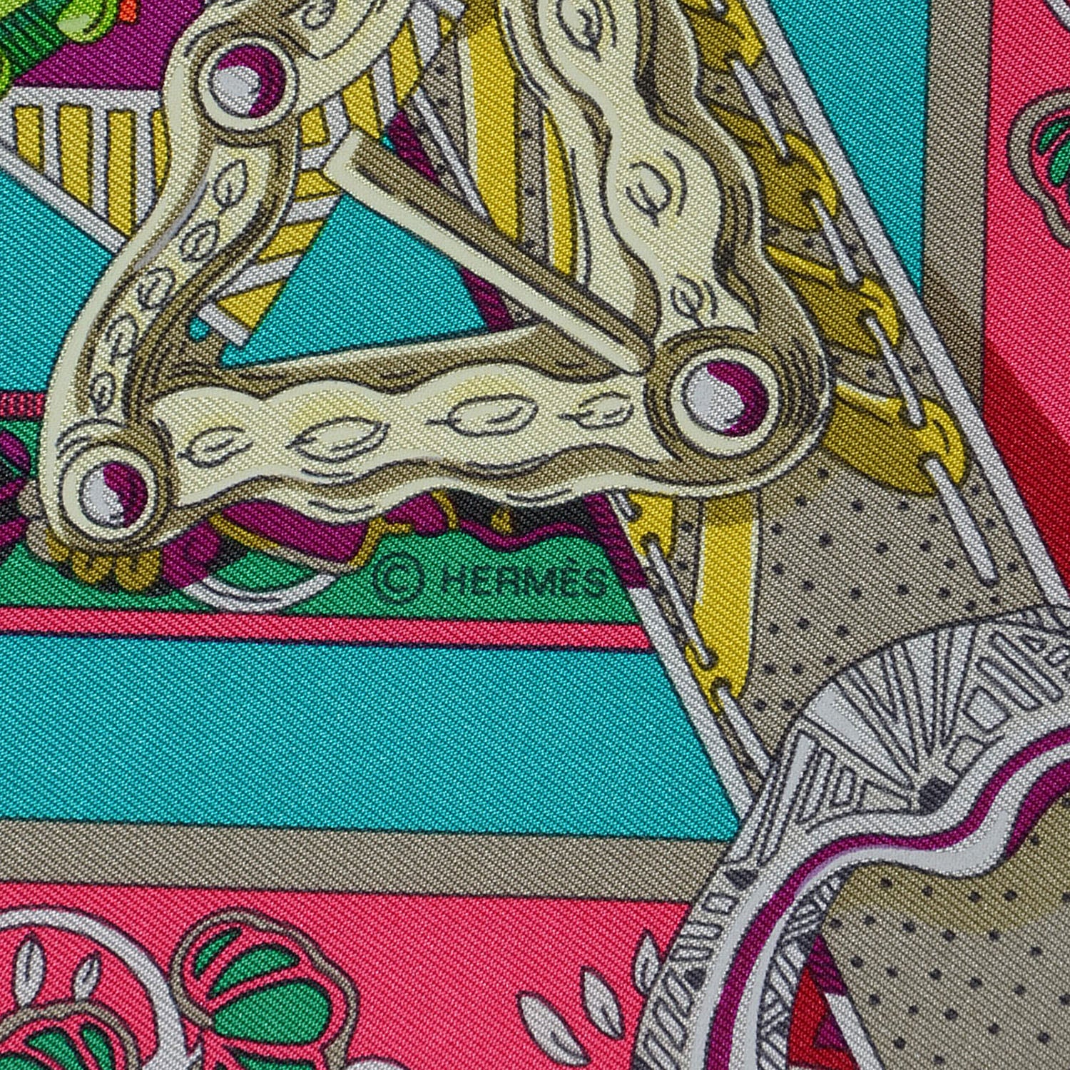 Hermes Silk Le Songe De La Licorne Scarf 90 5 of 6