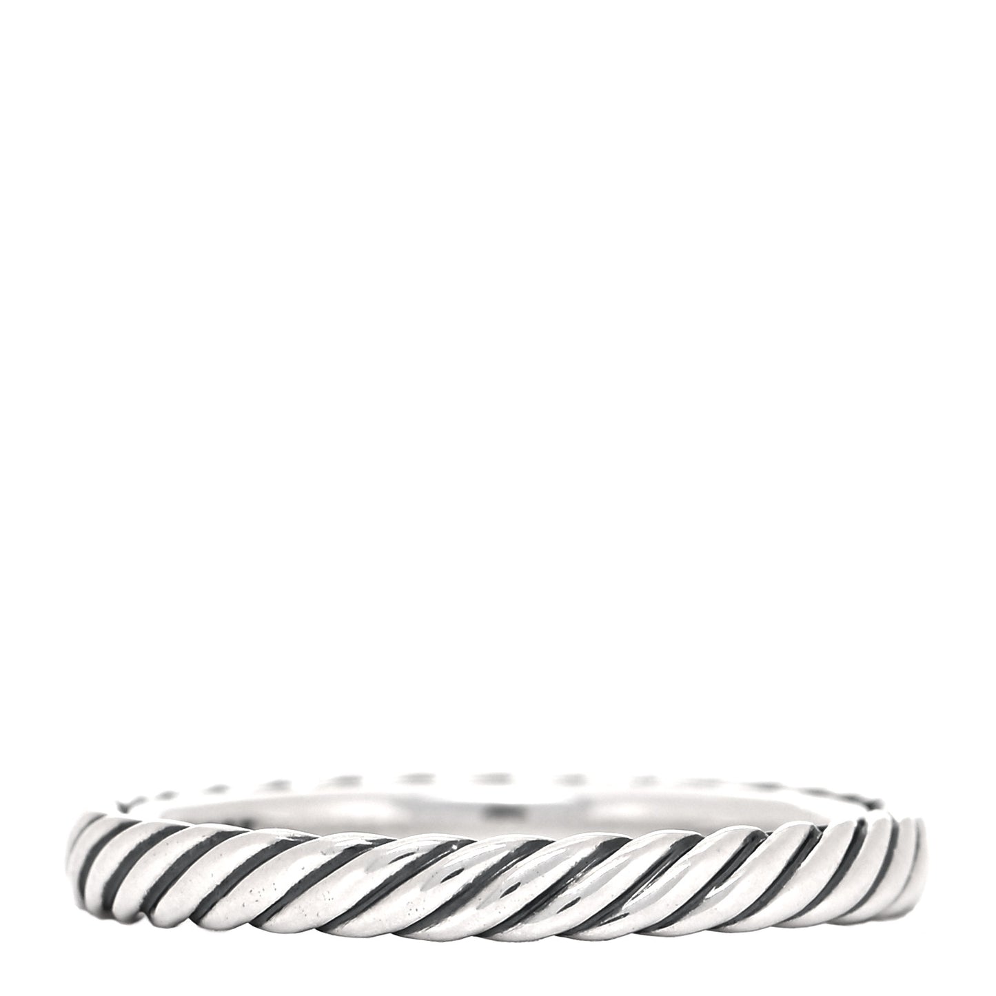 Sterling Silver Cable Classics Band Ring 54 6.75