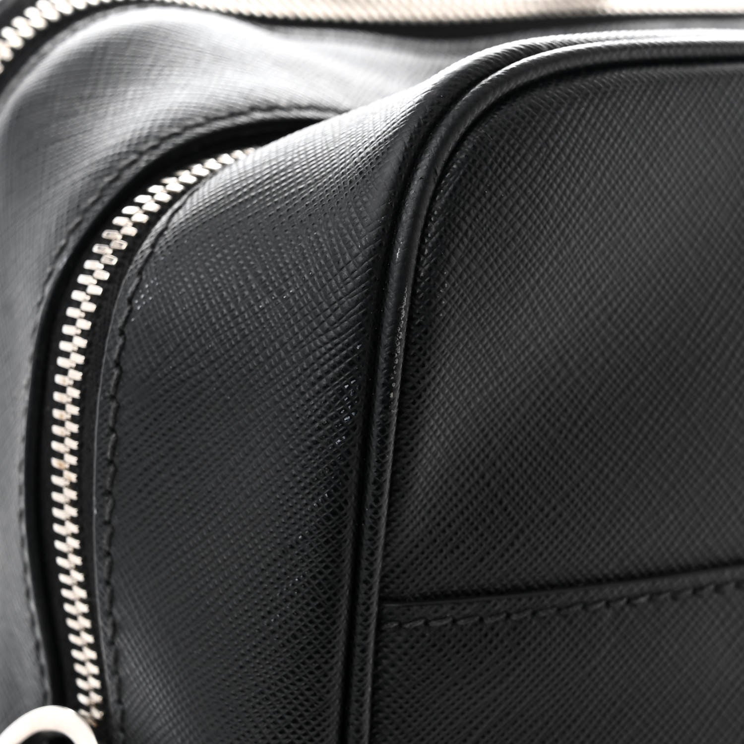 Prada Saffiano Travel Briefcase Black 17 of 22