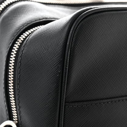 Prada Saffiano Travel Briefcase Black 17 of 22