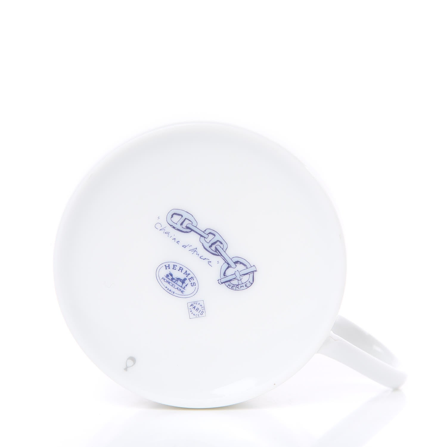 Hermes Porcelain Chaine d'Ancre Tea Cup And Saucer Set Of 2 5 of 7