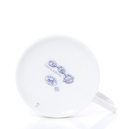 Hermes Porcelain Chaine d'Ancre Tea Cup And Saucer Set Of 2 5 of 7