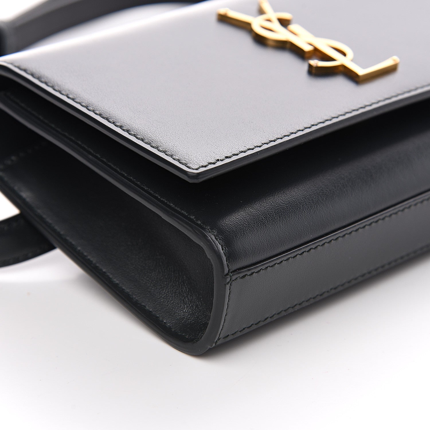 Saint Laurent Smooth Calfskin Monogram Kate Belt Bag Black 6 of 7