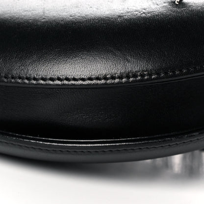 Chanel Lambskin Chain Fringe Round Clutch With Chain Black 12 of 15