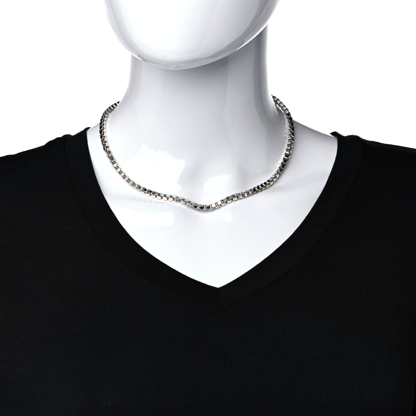 Sterling Silver 4mm Venetian Link Necklace