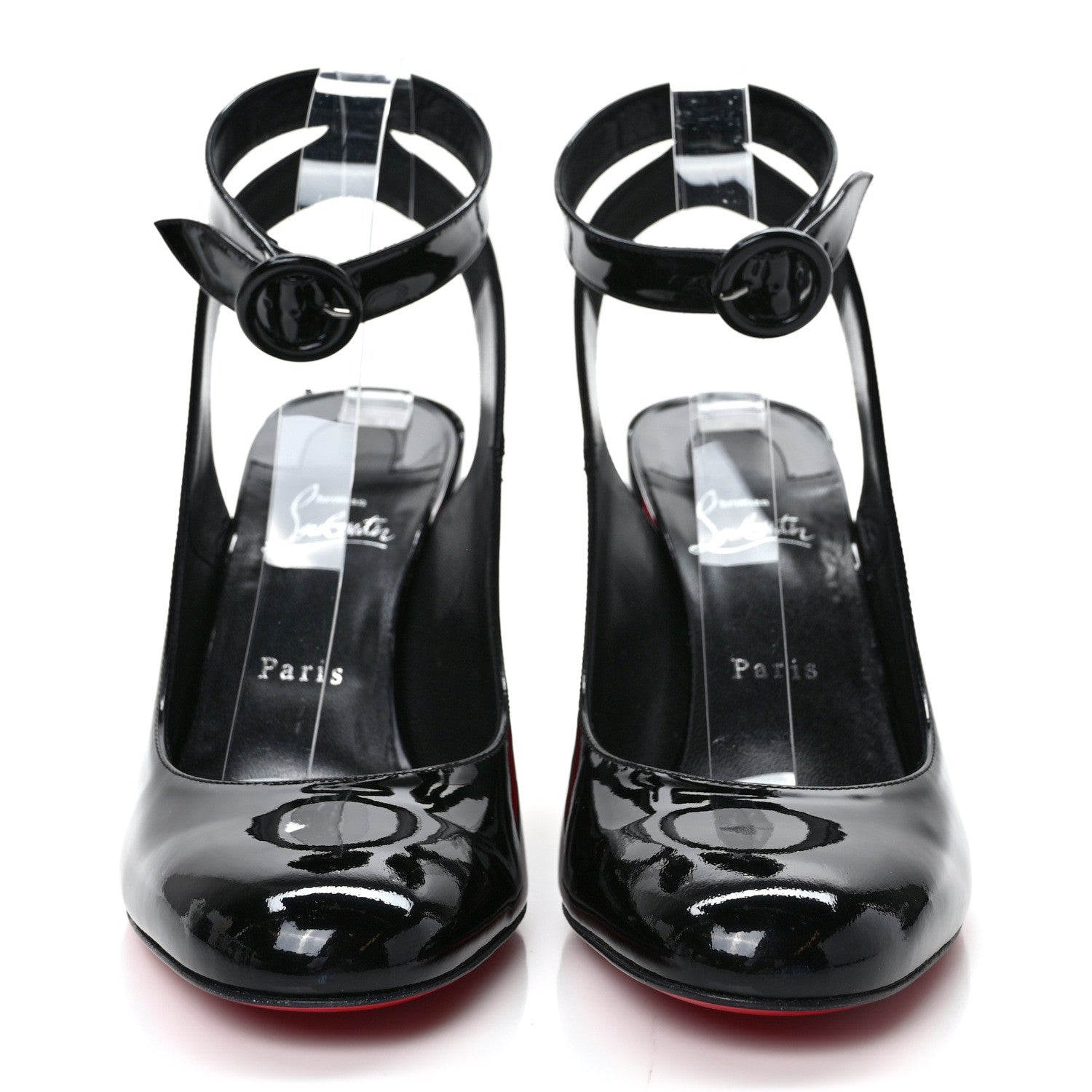 Christian Louboutin Patent Calfskin So Sab 85 Pumps 41.5 Black 2 of 8
