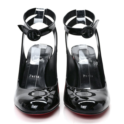Christian Louboutin Patent Calfskin So Sab 85 Pumps 41.5 Black 2 of 8
