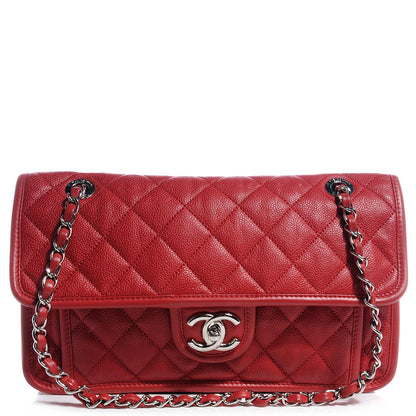 Chanel Caviar French Riviera Flap Red 1 of 7