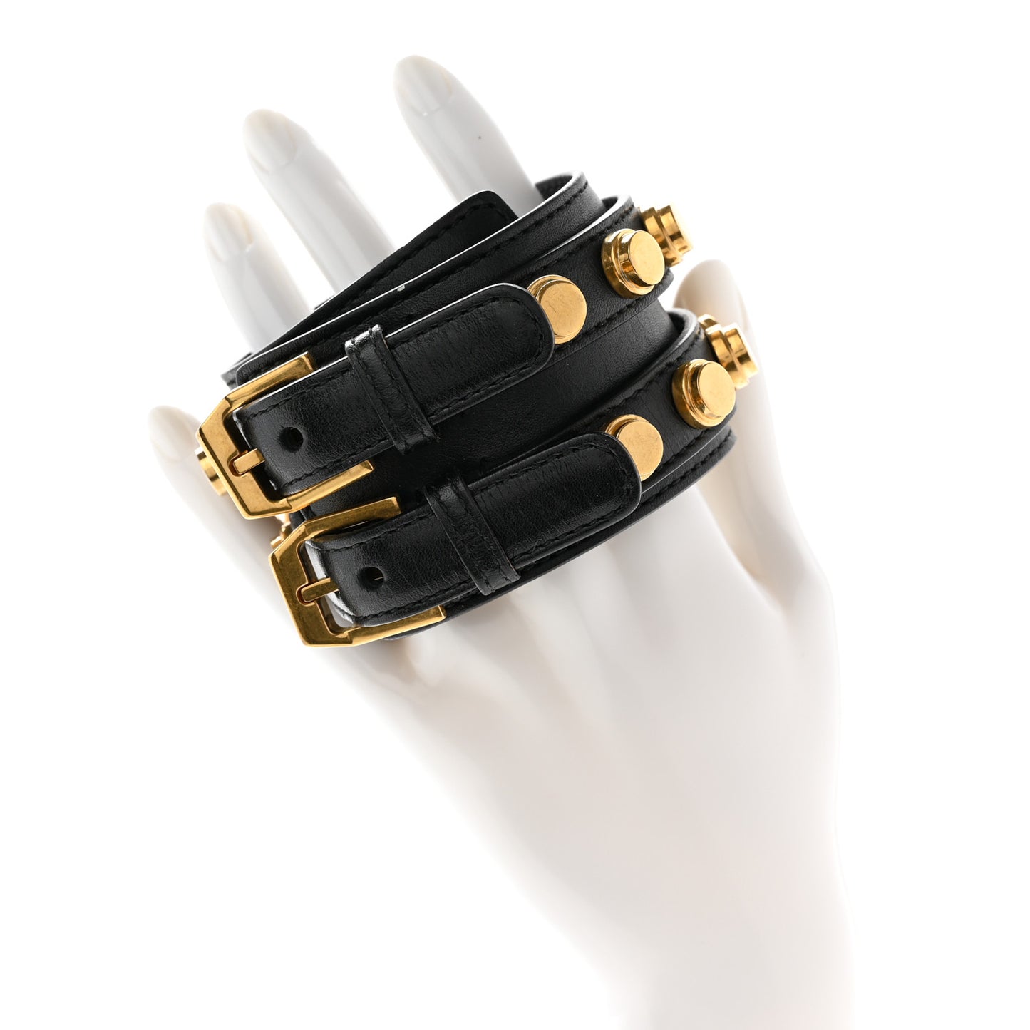 Calfskin Boron Bracelet Black