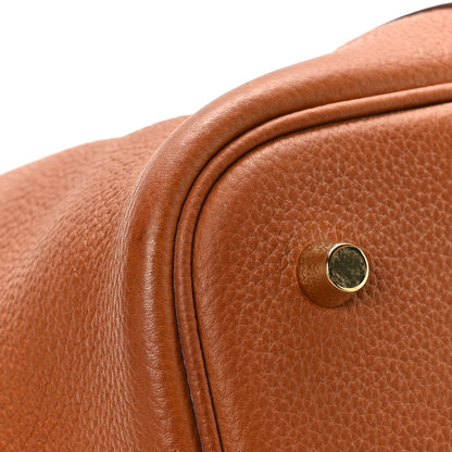 Hermes Taurillon Clemence Picotin Lock 22 MM Fauve 11 of 13