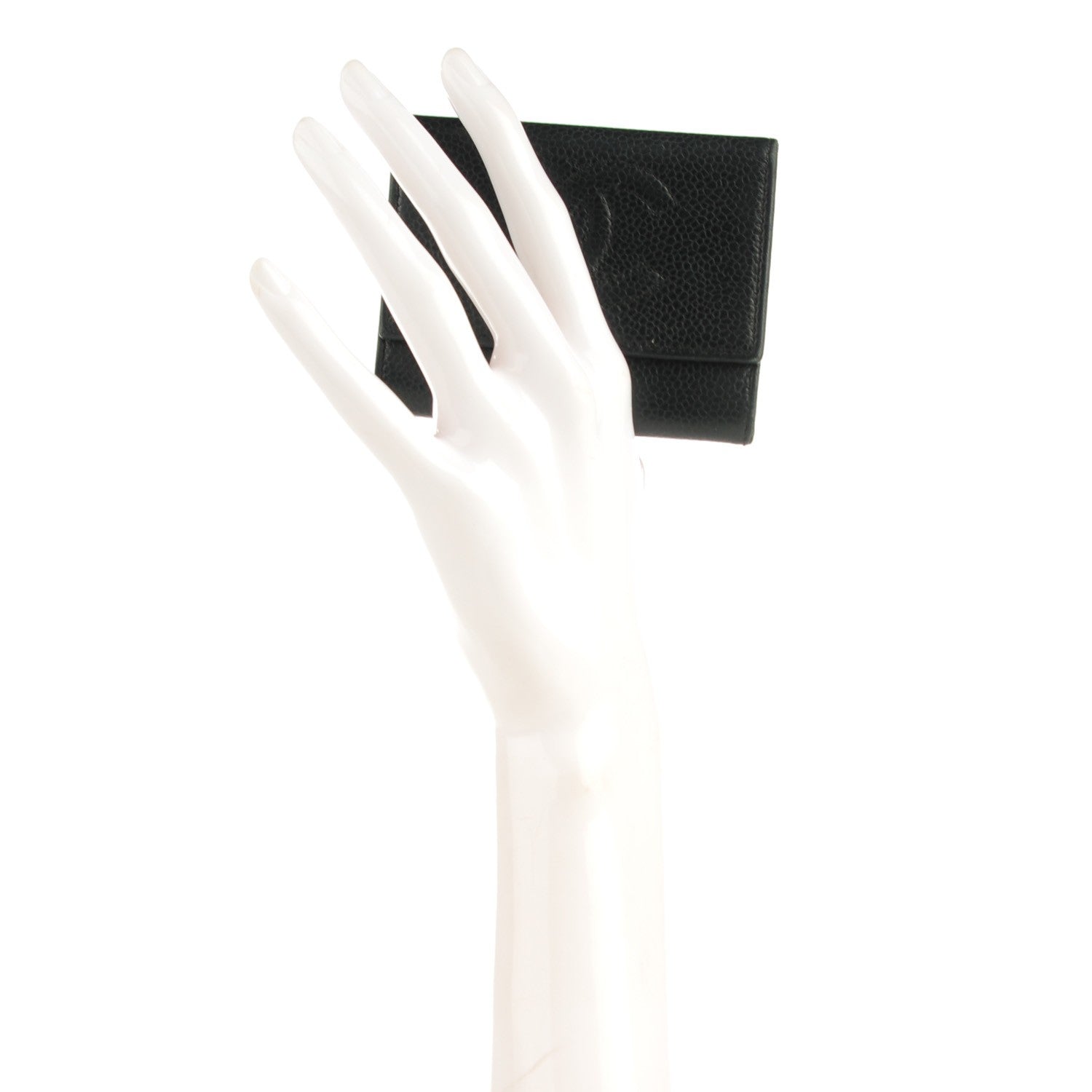 Chanel Caviar Timeless CC Flap Card Holder Black 2 of 8
