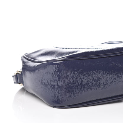 Gucci Vernice Naplack Small Soho Disco Bag Uniform Blue 5 of 9