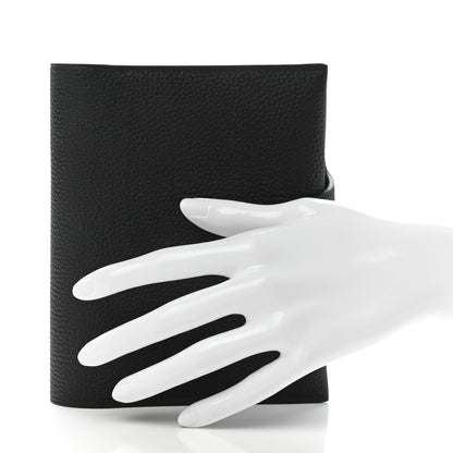 Hermes Togo Ulysse PM Notebook Cover Black 3 of 9