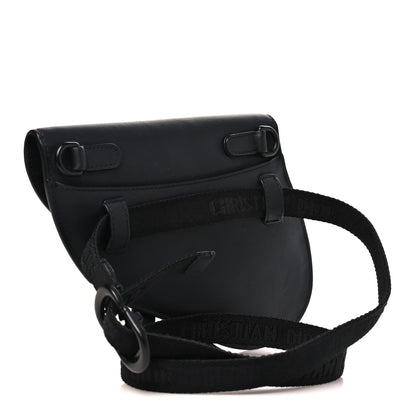 Christian Dior Ultra Matte Calfskin Saddle Belt Bag Black 3 of 10