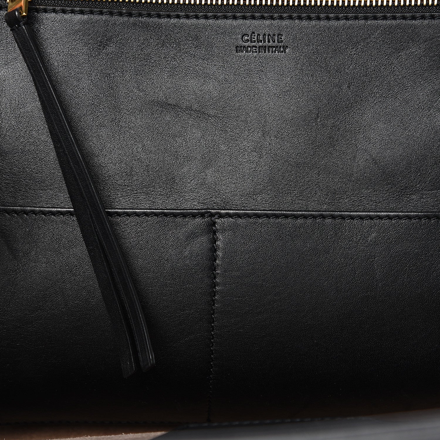 Celine Smooth Calfskin Small Tie Knot Tote Black 6 of 17