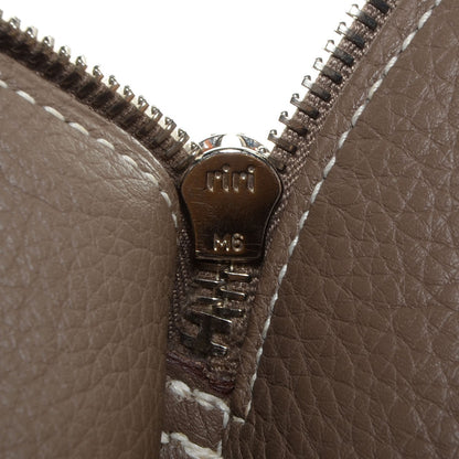 Hermes Taurillon Clemence Sac De Voyage Bolide 47 Etoupe 15 of 17