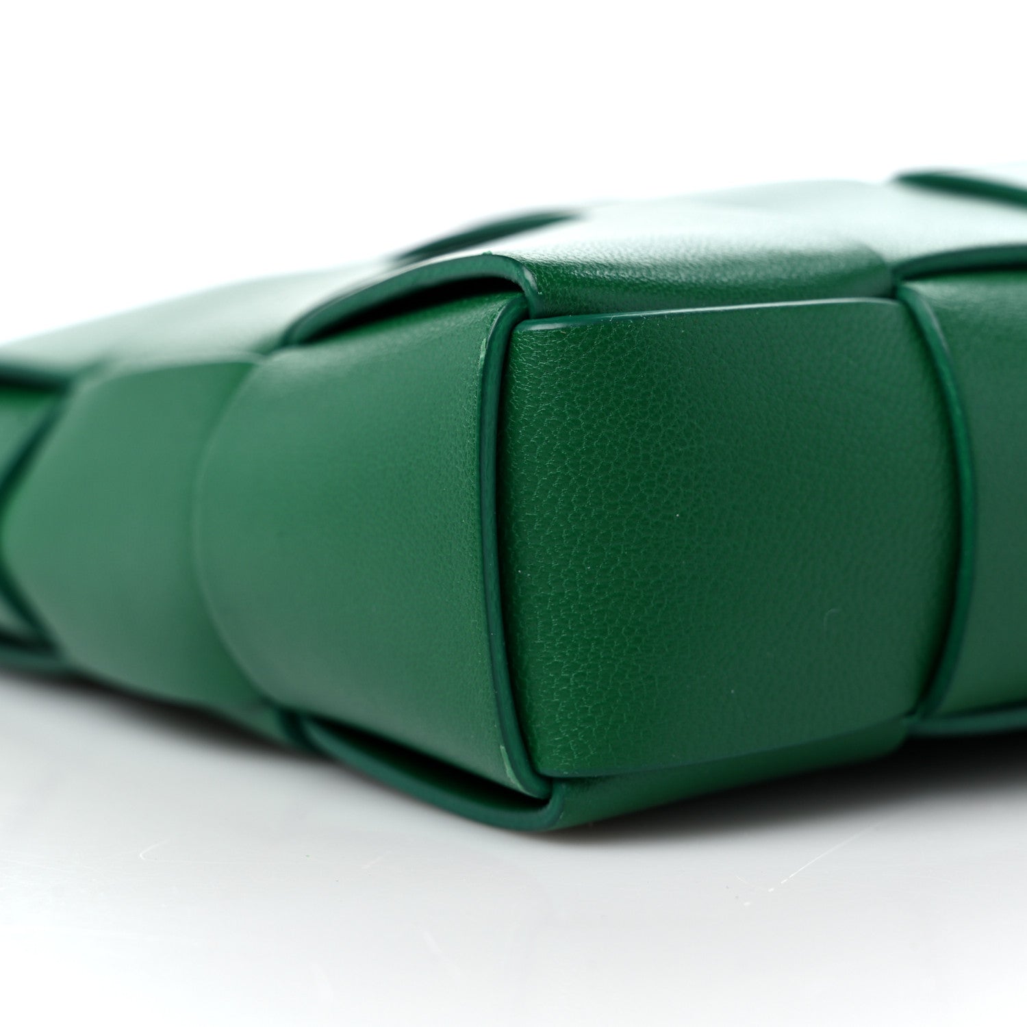 Bottega Veneta Nappa Intrecciato The Snap Clutch Racing Green 7 of 8