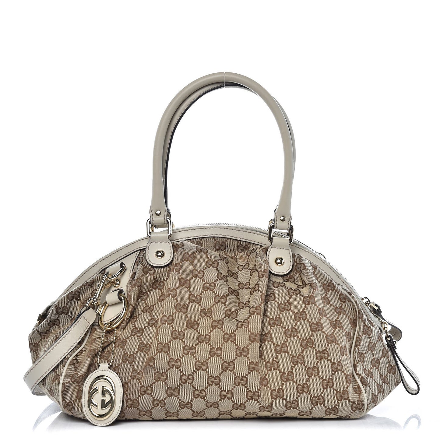 Monogram Medium Sukey Boston Off White