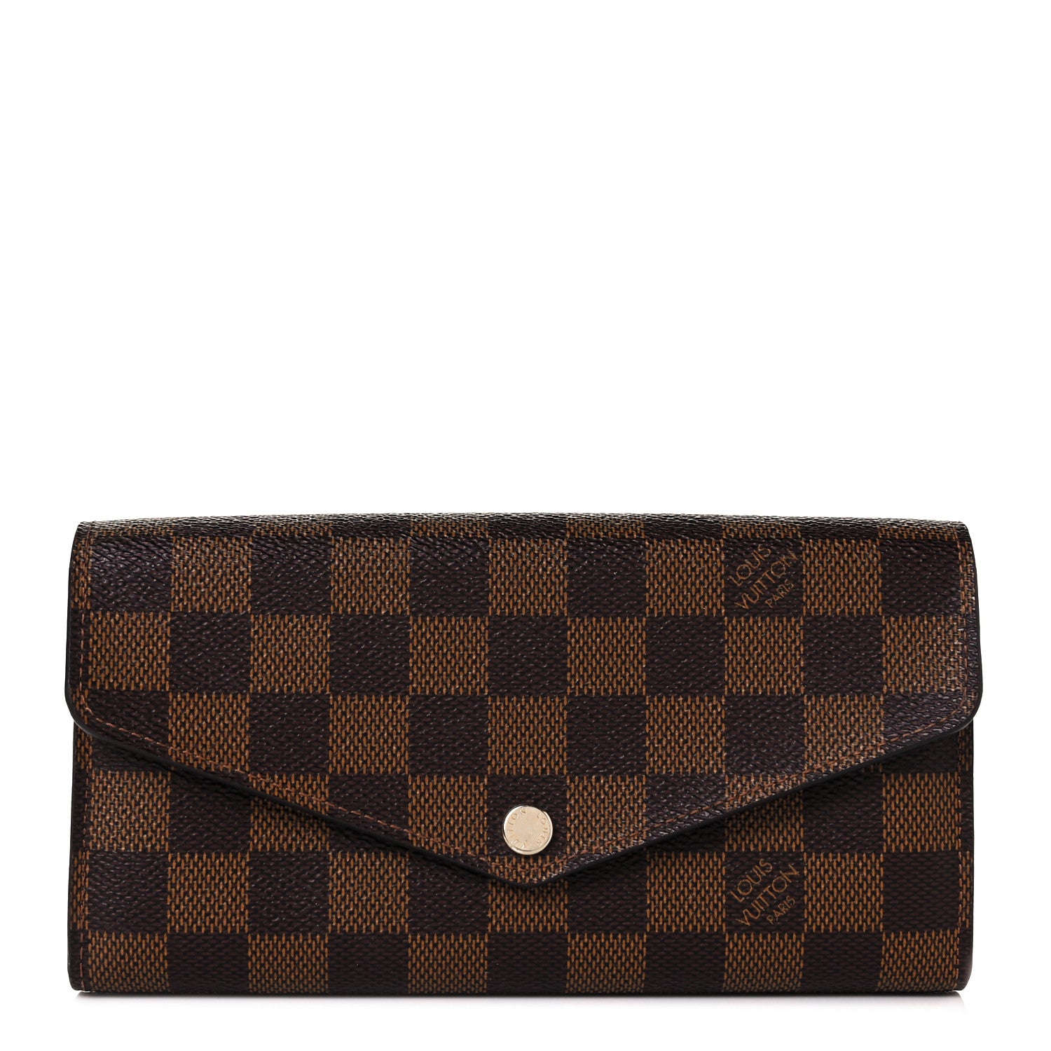 Louis Vuitton Damier Ebene Sarah Wallet NM 1 of 9