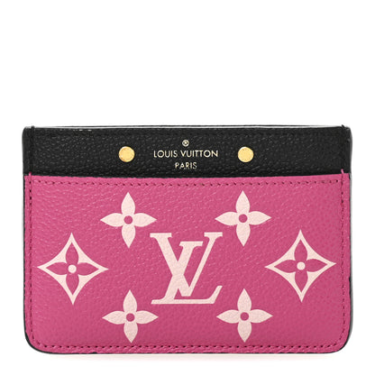 Louis Vuitton Empreinte Spring In The City Card Holder Black White Pink 1 of 7