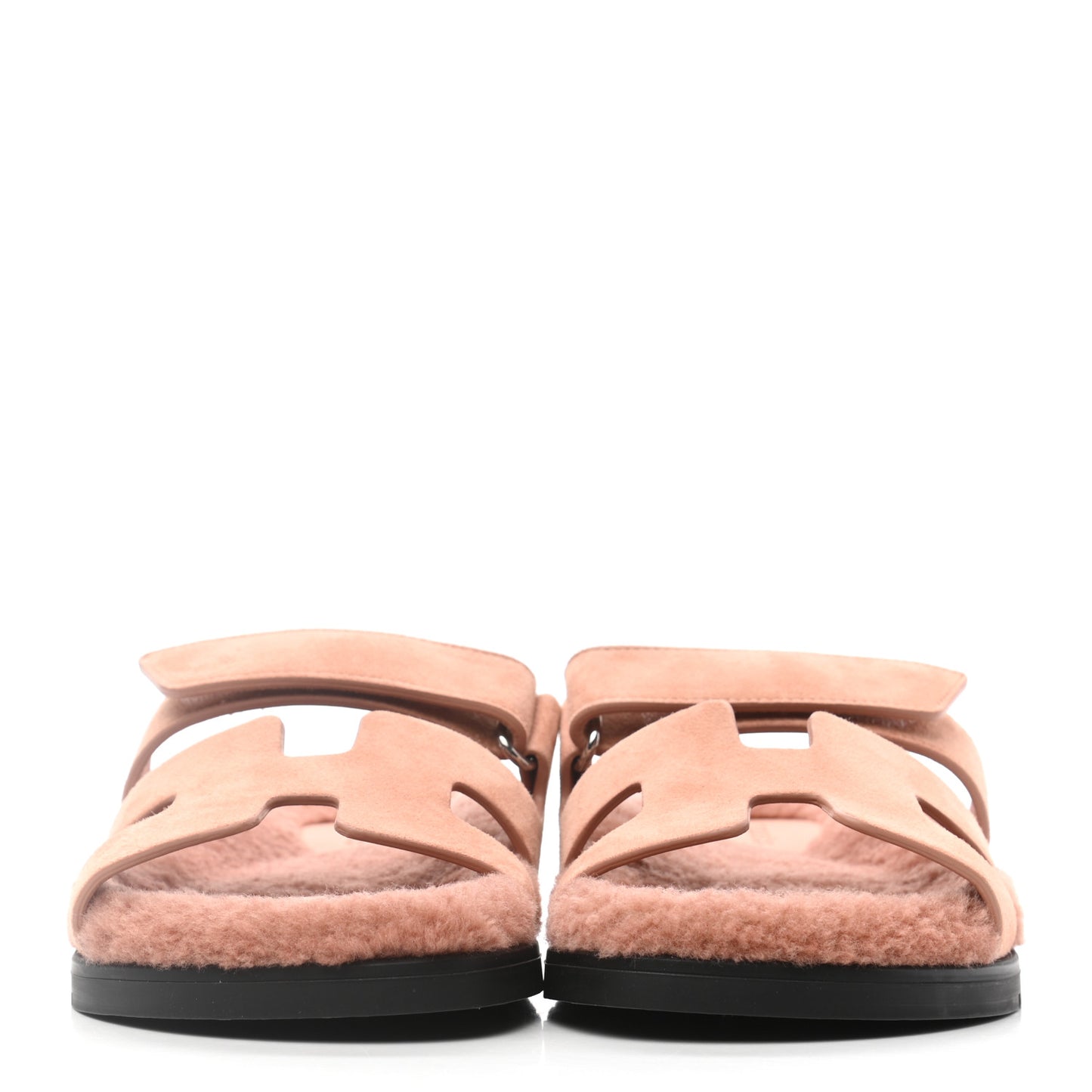 Suede Goatskin Woolskin Womens Chypre Sandals 37 Rose Aube