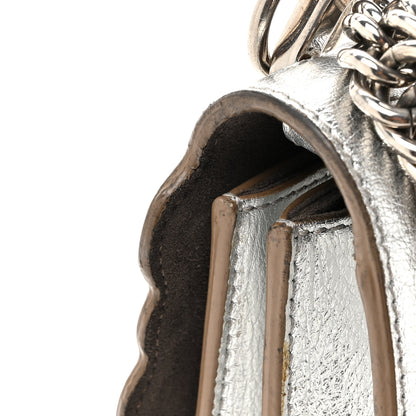 Fendi Vitello Catalan Mirror Scalloped Multi Studded Small Kan I Shoulder Bag Argento 15 of 18