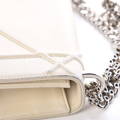 Christian Dior Calfskin Small Diorama Flap Bag Off White 12 of 15