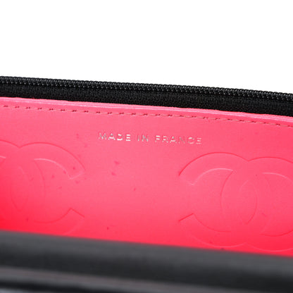 Chanel Calfskin Quilted Cambon Wallet on Chain WOC Black 7 of 11