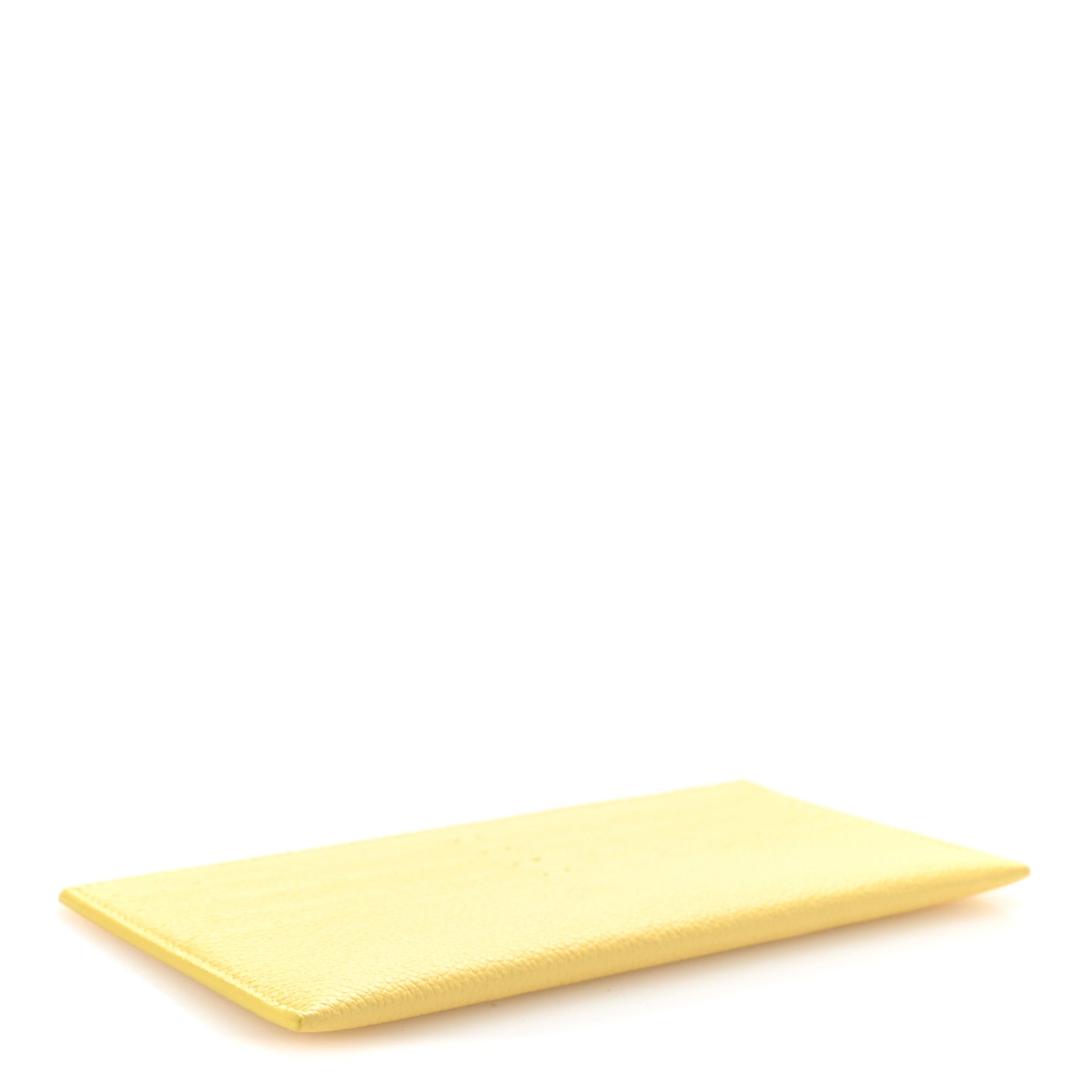 Calfskin Felicie Card Holder Insert Yellow