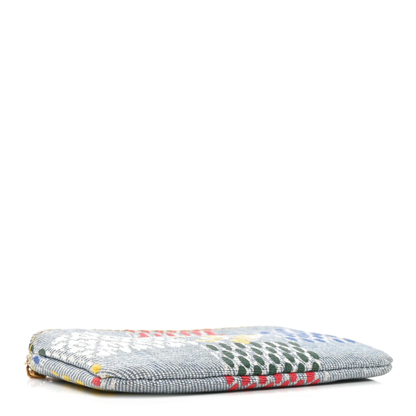 Damier Denim Key Pouch Multicolor