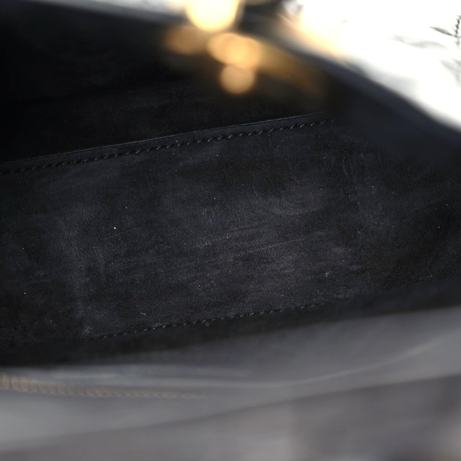 Christian Dior Crinkled Patent Cannage Small Lucky Badges My Lady Dior Black 15 of 15