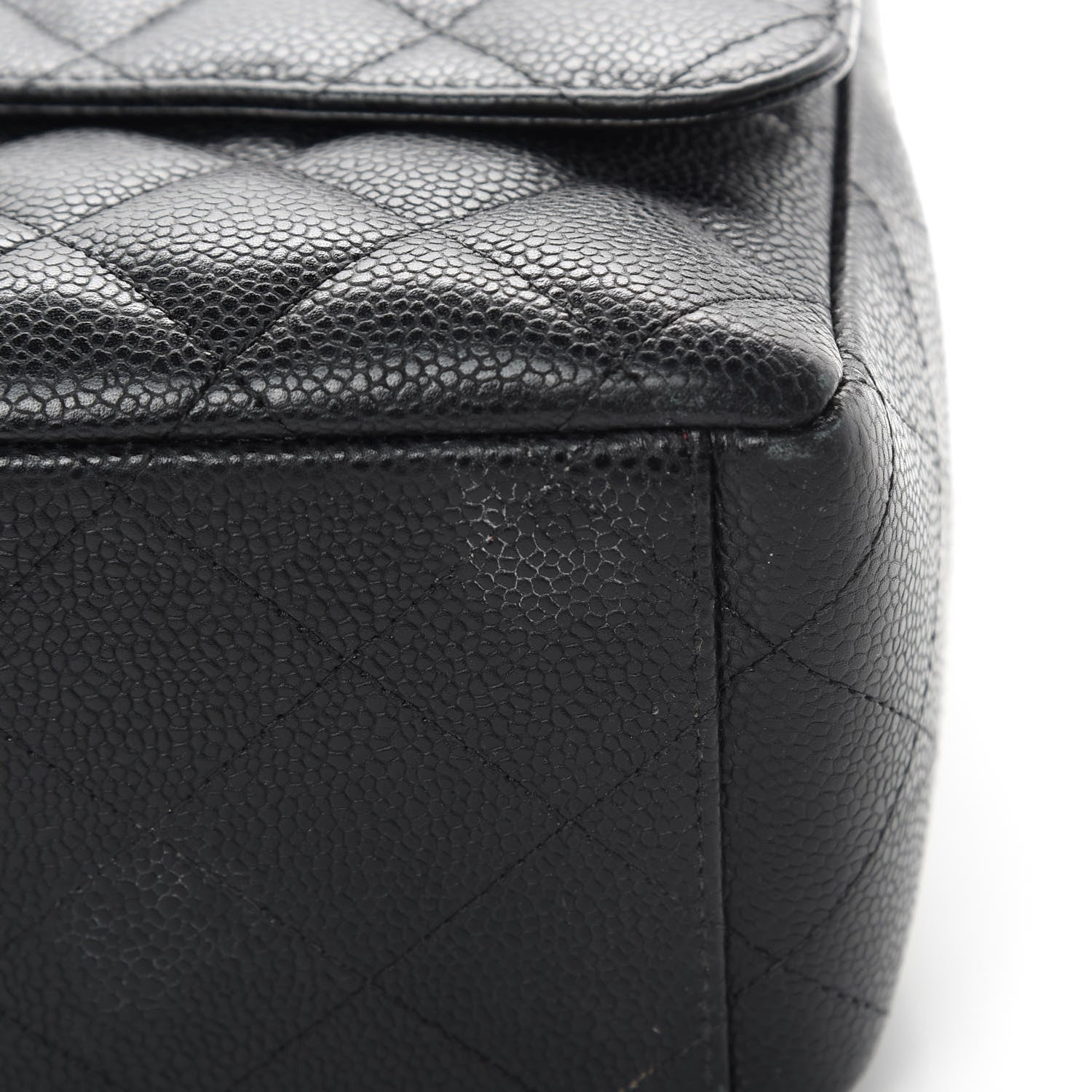 Chanel Caviar Quilted Maxi Double Flap Black 14 of 17