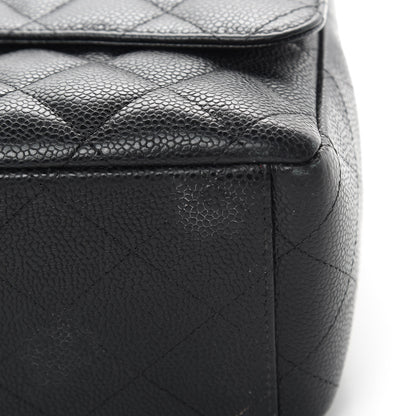Chanel Caviar Quilted Maxi Double Flap Black 14 of 17