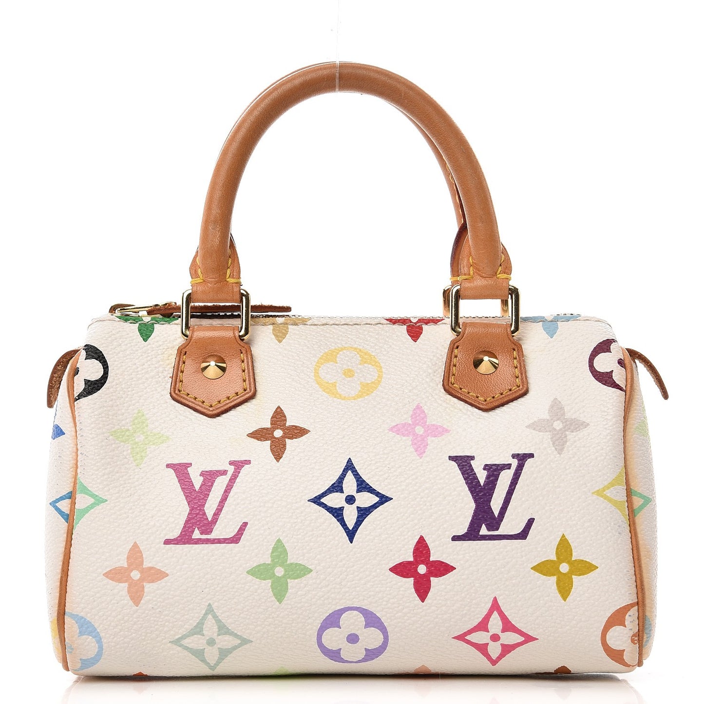 Monogram Multicolor Mini Sac HL Speedy White