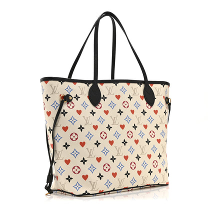 Louis Vuitton Game On Neverfull MM White 4 of 10