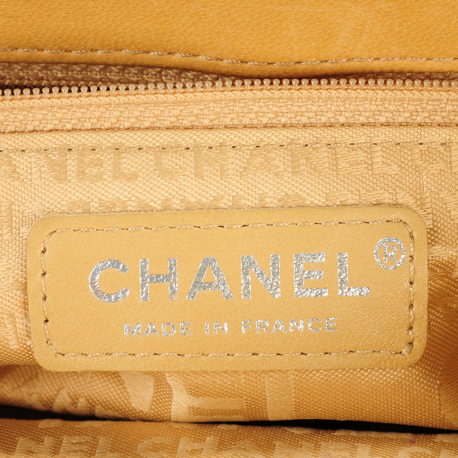 Chanel Suede Quilted Small Mademoiselle Shoulder Bag Beige 6 of 7