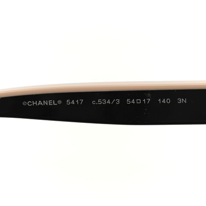 Chanel Acetate Square Sunglasses 5417 Black 6 of 7