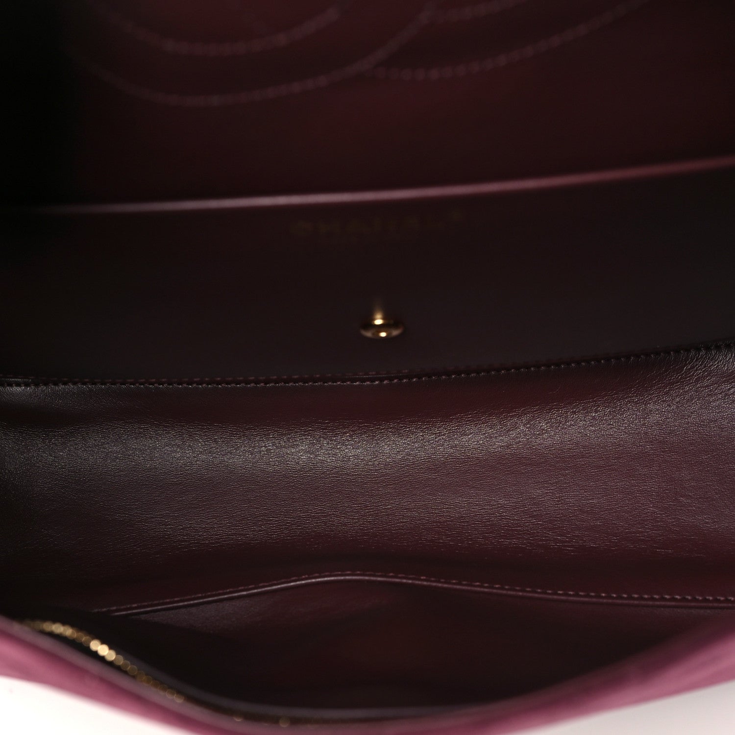Chanel Suede Calfskin Small Souplissimo Maxi Flap Burgundy 5 of 11
