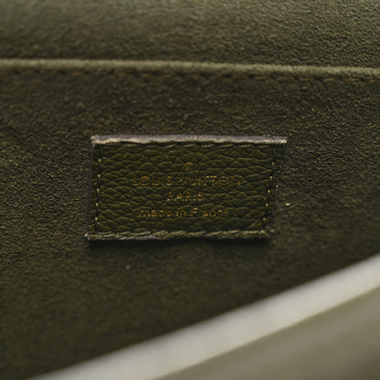 Louis Vuitton Grained Calfskin Lockme Chain Bag PM Kaki 6 of 9